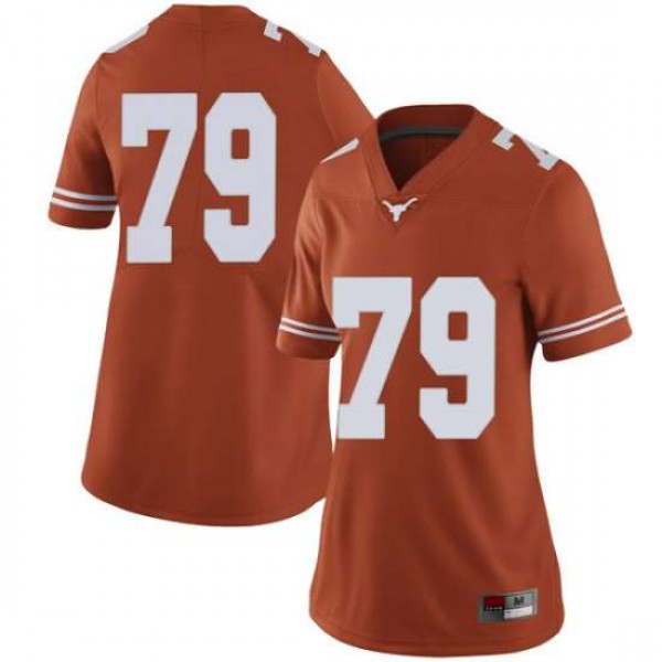 Womens University of Texas #79 Matt Frost Limited Player Jersey Orange